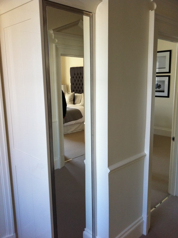 Full-length wardrobe mirror fitted in Thornton Heath home